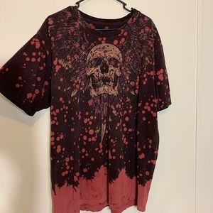 Men’s Affliction Graphic T with Skull Detail